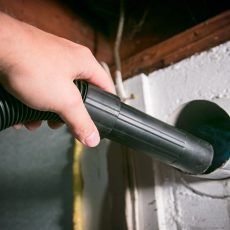 Vacuum,Cleaning,Out,Home,Dryer,Vent,To,Remove,Built,Up